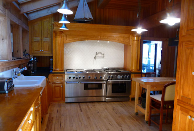 View of our beautiful and spacious kitchen.