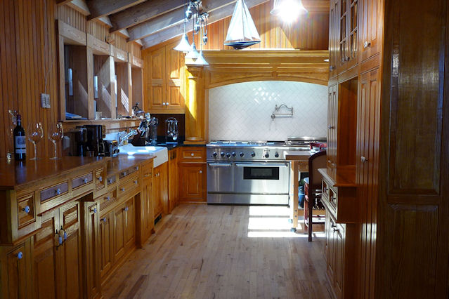 View of our beautiful and spacious kitchen.