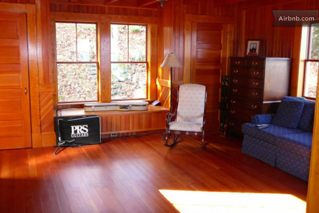 Another bedroom featuring a sofa bed.